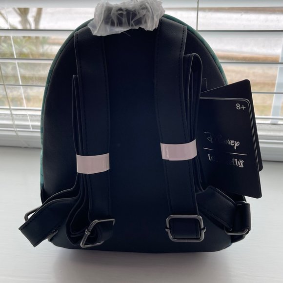 Loungefly Disney Teal Blue Green Stitch Mini Backpack New - Picture 8 of 9